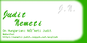 judit nemeti business card